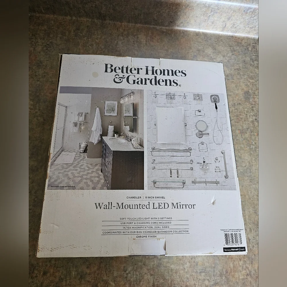 Better Homes And Gardens Chrome Wall Mirror